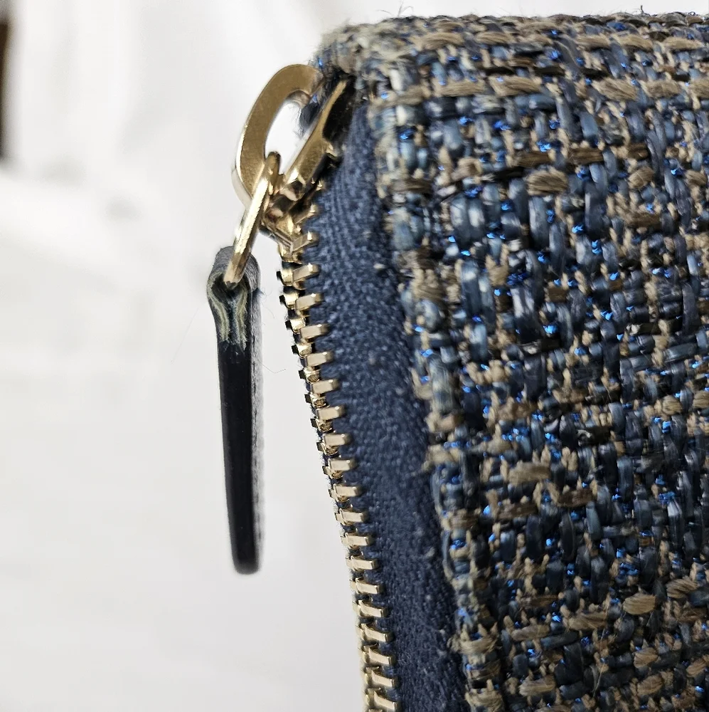 EUC Chanel Deauville Tweed Continental Long Wallet - Picture 8 of 10
